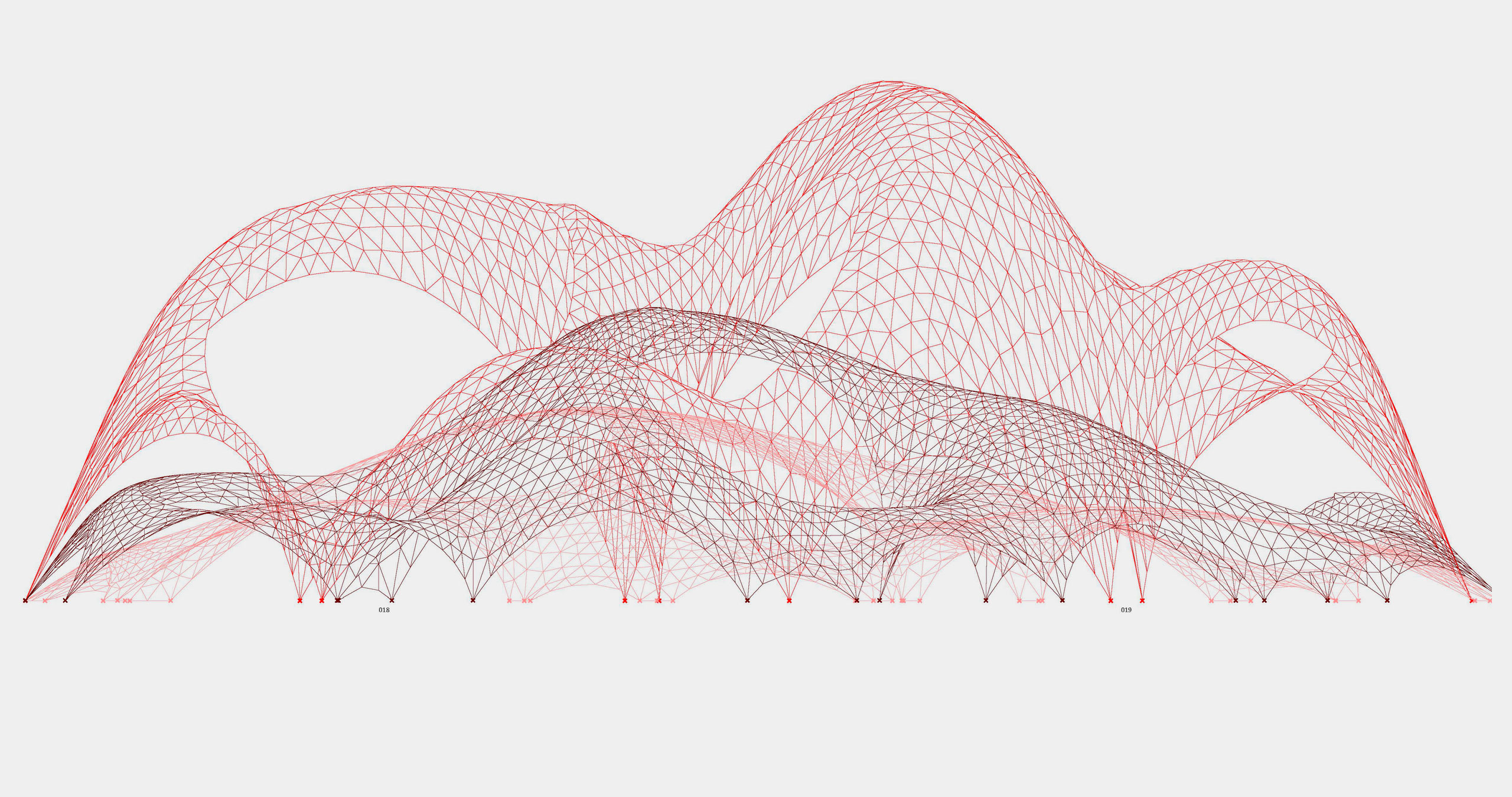 UTDT, Programa en Arquitectura y Tecnología. Tema: Free-form Shells. Alumnos: Mariángeles Benítes Pereyra, Julieta Crudo, Ignacio Márquez.